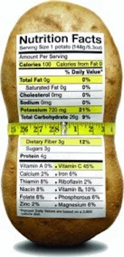 1660256014779 Potatowithnutritionlabel 1660256014779 Potatowithnutritionlabel