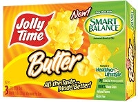 Jolly Time Introduces Microwave Popcorn with Smart Balance Oil Blend