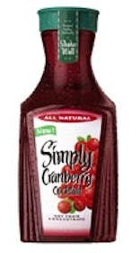 Simply cranberry discount juice