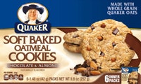 New Food Products Quaker Oats Oatmeal Cookies Offer Whole Grain Oats