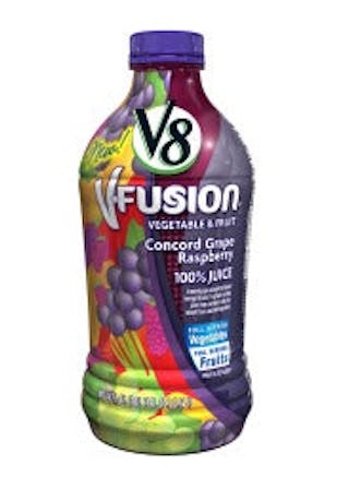 New Beverage Products: V8 V-Fusion Introduces Concord Grape