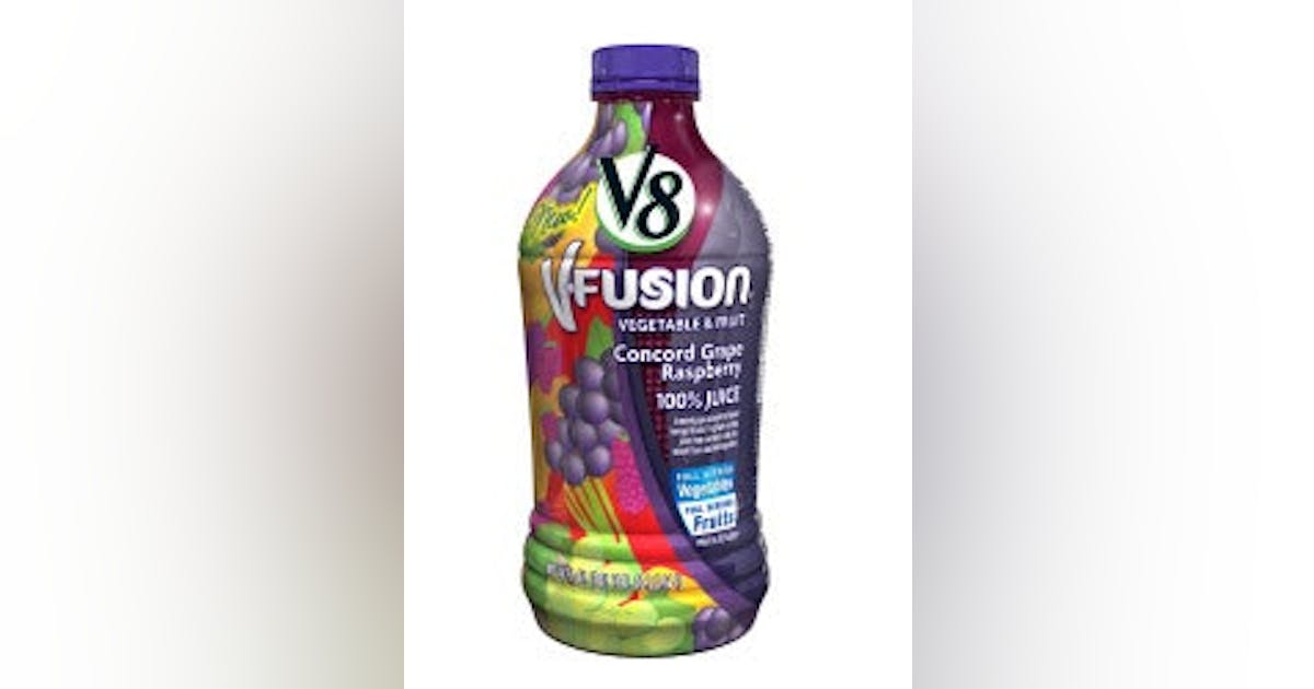V8 fusion nutrition facts