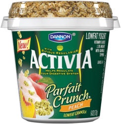 New Food Products Activia Parfait Crunch Blends Fruit, Yogurt with