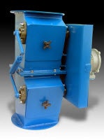 Equipment Double Dump Valve Feeds And Moves Material Efficiently