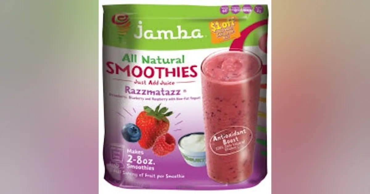 New Food Products | Jamba All Natural Smoothies Hit Grocery Stores ...