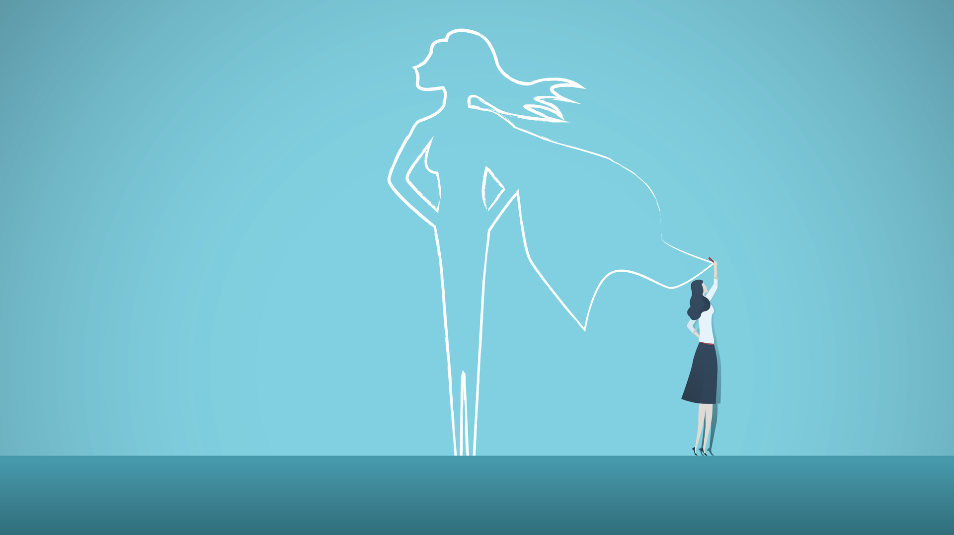 Super Woman Drawing 635bdb3cddf91