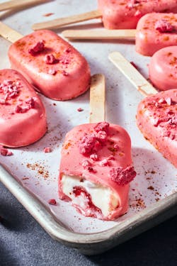 McCormick for 2023 predicts “sweet heat” — as in these raspberry swirl ice cream bars, dusted with cayenne and “kissed with crushed red pepper.” McCormick for 2023 predicts “sweet heat” — as in these raspberry swirl ice cream bars, dusted with cayenne and “kissed with crushed red pepper.”