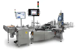 Bronco 130 pressure sensitive bottle labeler Bronco 130 pressure sensitive bottle labeler