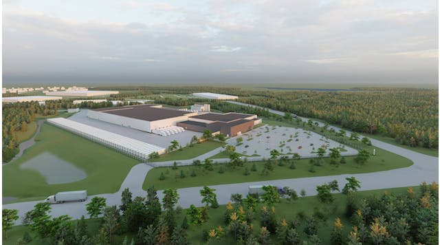 Sc Facility Initial Rendering Left Side