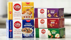 Step One Foods has grown beyond its original Anytime Sprinkle to include bars and oatmeal. Step One Foods has grown beyond its original Anytime Sprinkle to include bars and oatmeal.