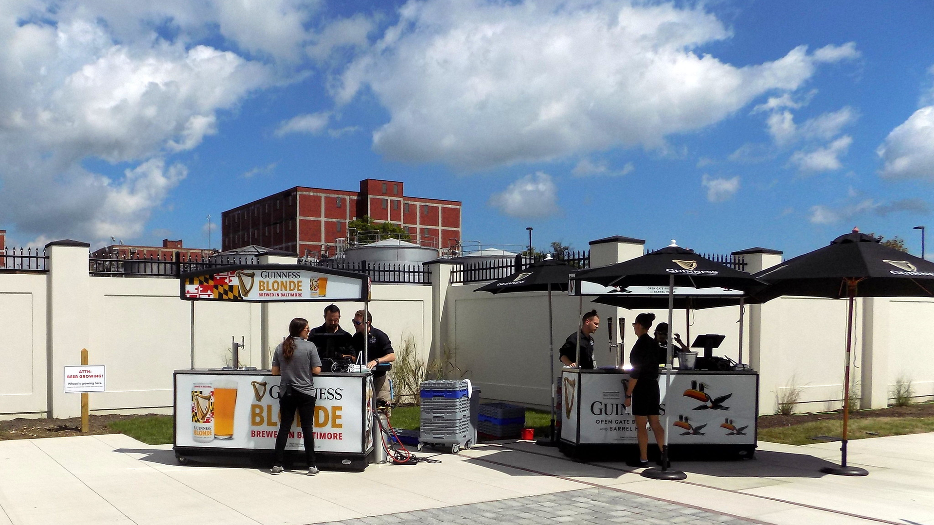 'A Beautiful Day For A Beer At The Guinness Open Gate Brewery & Barrel House - Baltimore (Halethorpe Maryland)'
