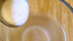 'Blooming the gelatin' 'Blooming the gelatin'