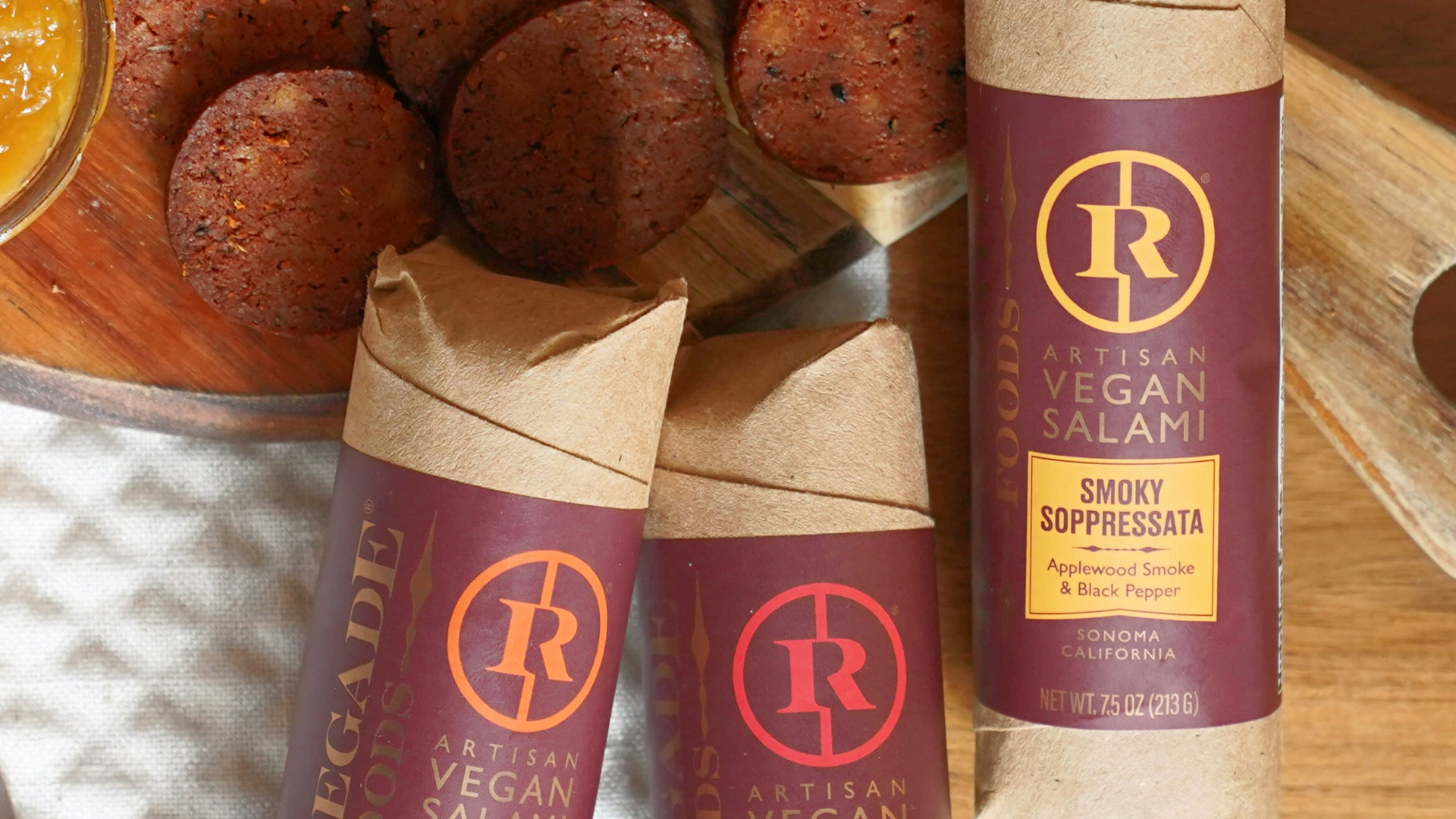 Renegade Foods European Style Vegan Salami 649b10a253885