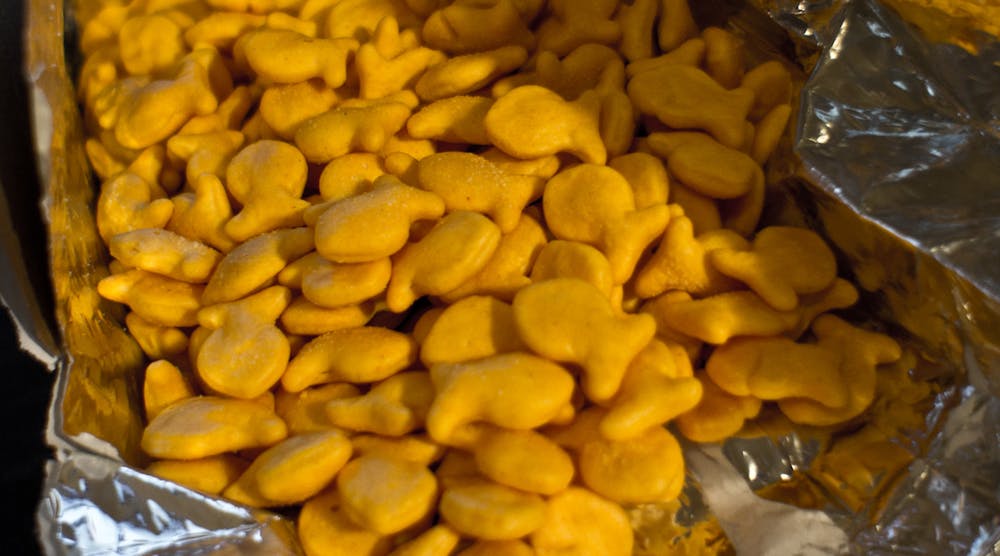 "Goldfish baked snack crackers"