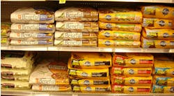 "Bags of Beneful and Pedigree dog food on shelves 2006"