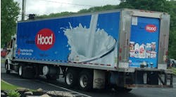 "Hood Milk Ice Cream Delivery Truck