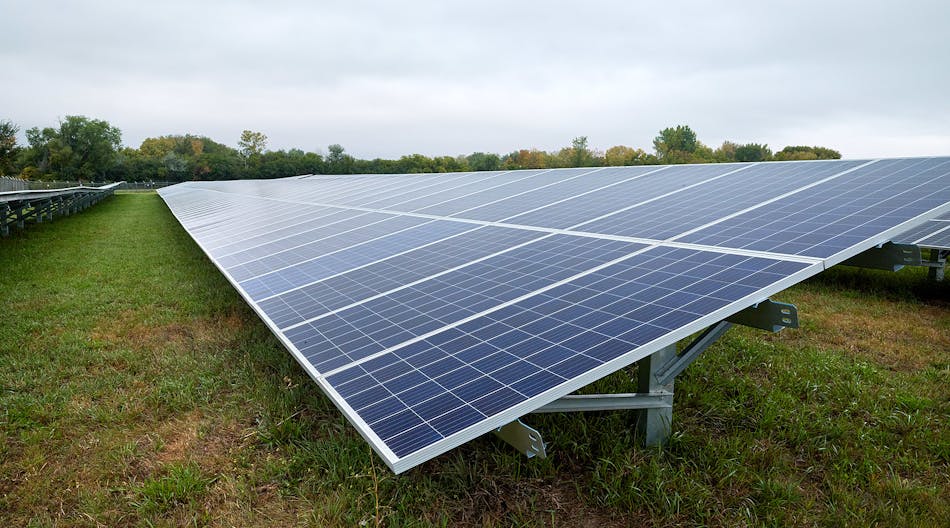 Solar panel at Jennie-O Minnesota plant