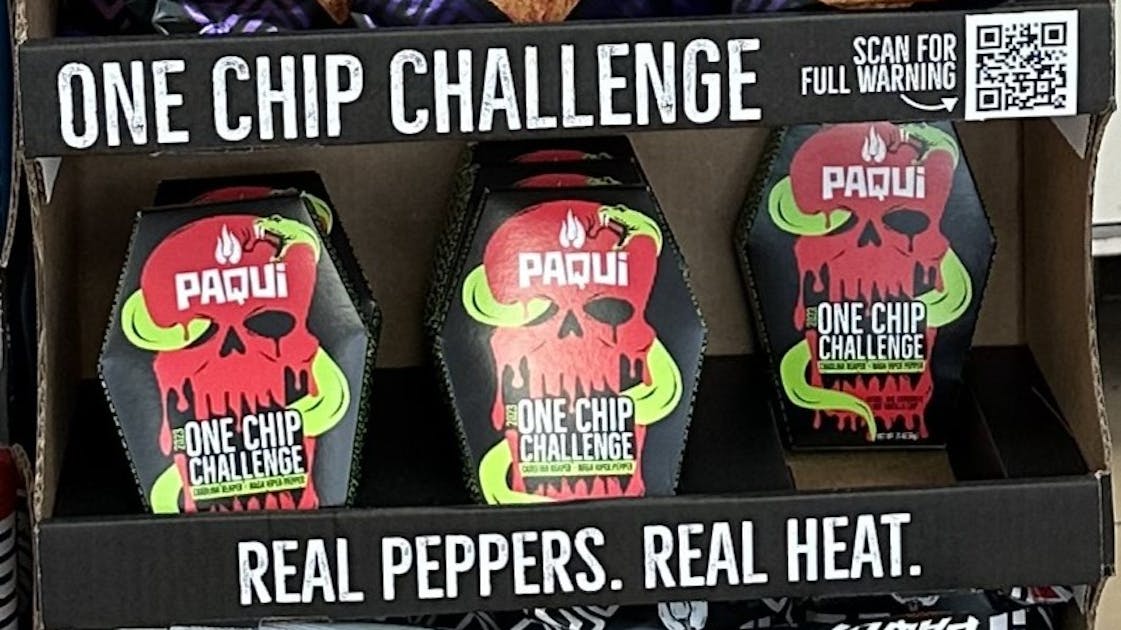 One Chip Challenge' company Paqui PULLS product off shelves following the  death of Harris Wolobah, 14, after eating spiciest chip in the world