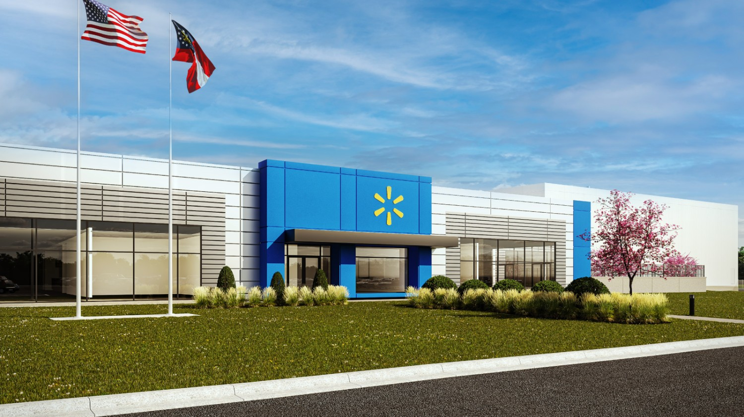 walmart new valdosta milk plant rendering