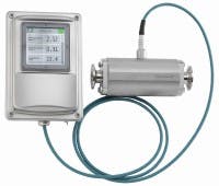 Endress+Hauser&apos;s Teqwave H ultrasonic meter provides realtime, inline concentration measurement of things like sugar content in fruit juices and distilled beverages, concentration of cleaning agents, and more.