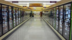 "Frozen food aisle at Giant Food in Wheaton, Maryland"