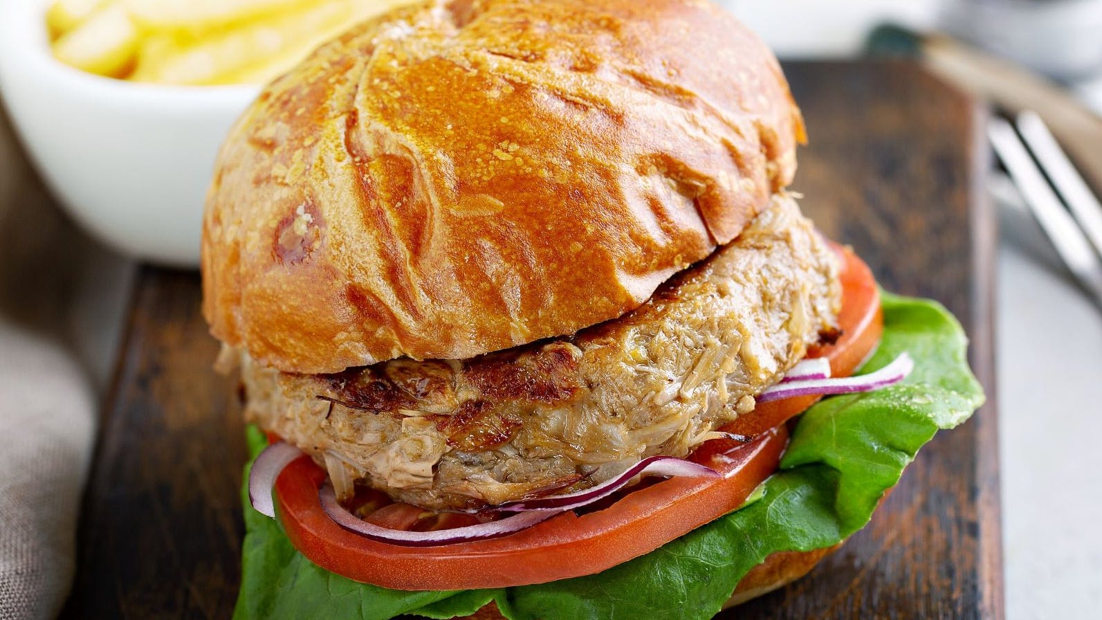 plant based vegan burger