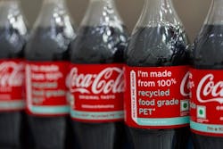 Buying a Coca-Cola in Canada or India? You'll be supporting the company's efforts to reduce the use of virgin plastic for bottles. Buying a Coca-Cola in Canada or India? You'll be supporting the company's efforts to reduce the use of virgin plastic for bottles.