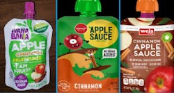 Recalled cinnamon applesauce and apple puree products. Recalled cinnamon applesauce and apple puree products.