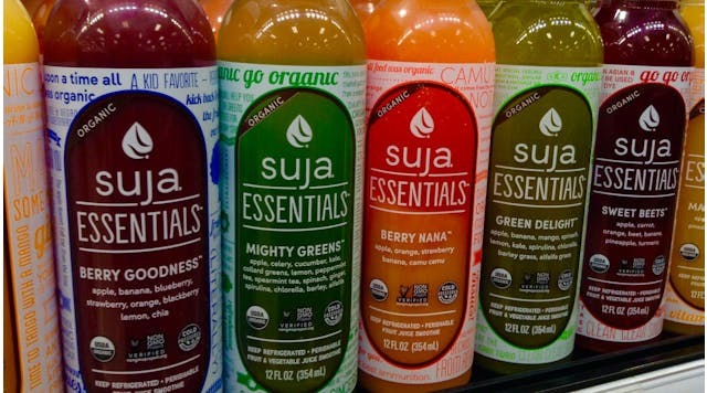 "Suja Essentials Organic Fruit and Vegetable Juices"