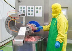 Ground meat poses one of the greatest challenges for finding foreign material embedded in the product stream. Ground meat poses one of the greatest challenges for finding foreign material embedded in the product stream.