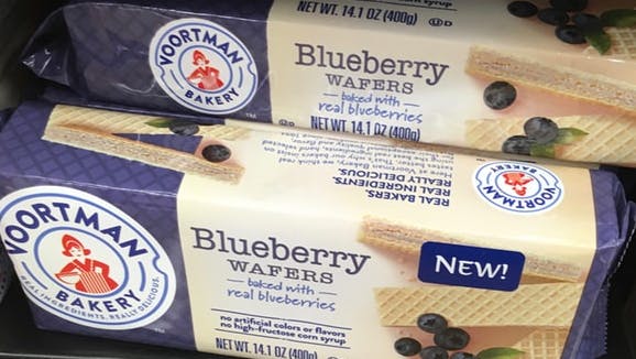 'Voortman Bakery Blueberry Wafers'