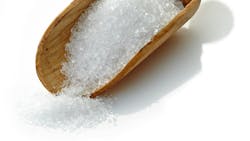 wooden scoop with white sugar wooden scoop with white sugar