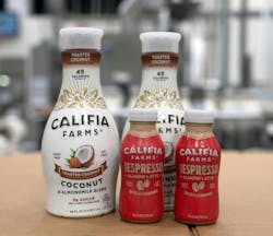 Califia Farms products vary in type and size but not in their distinctiveness, so perfect capping is important for perception of quality. Califia Farms products vary in type and size but not in their distinctiveness, so perfect capping is important for perception of quality.
