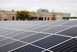 Hormel Foods’ Jennie-O Montevideo, Minn., processing plant installed an 8-acre, 2-megawatt solar power system that provides electricity to the facility and any employees in the surrounding community who sign up for the program. Hormel Foods’ Jennie-O Montevideo, Minn., processing plant installed an 8-acre, 2-megawatt solar power system that provides electricity to the facility and any employees in the surrounding community who sign up for the program.