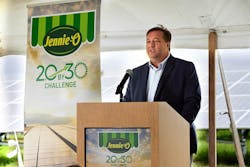 Tom Raymond, of Hormel Foods, says the solar powered project provides electricity to the Jennie-O Montevideo, Minn., processing plant as well as employees who live in the surrounding community and sign up for it. Tom Raymond, of Hormel Foods, says the solar powered project provides electricity to the Jennie-O Montevideo, Minn., processing plant as well as employees who live in the surrounding community and sign up for it.