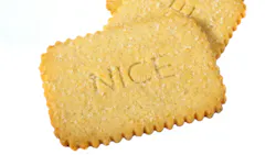 Nice Biscuits Over A White Background