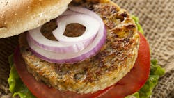 Organic Grilled Black Bean Burger with Tomato and Lettuce Organic Grilled Black Bean Burger with Tomato and Lettuce