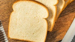 Healthy White Sandwich Bread Loaf Cut into Slices Healthy White Sandwich Bread Loaf Cut into Slices