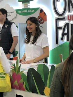 For several years now, Jennifer Garner has appeared in the Once Upon a Farm booth at Natural Products Expo West. For several years now, Jennifer Garner has appeared in the Once Upon a Farm booth at Natural Products Expo West.