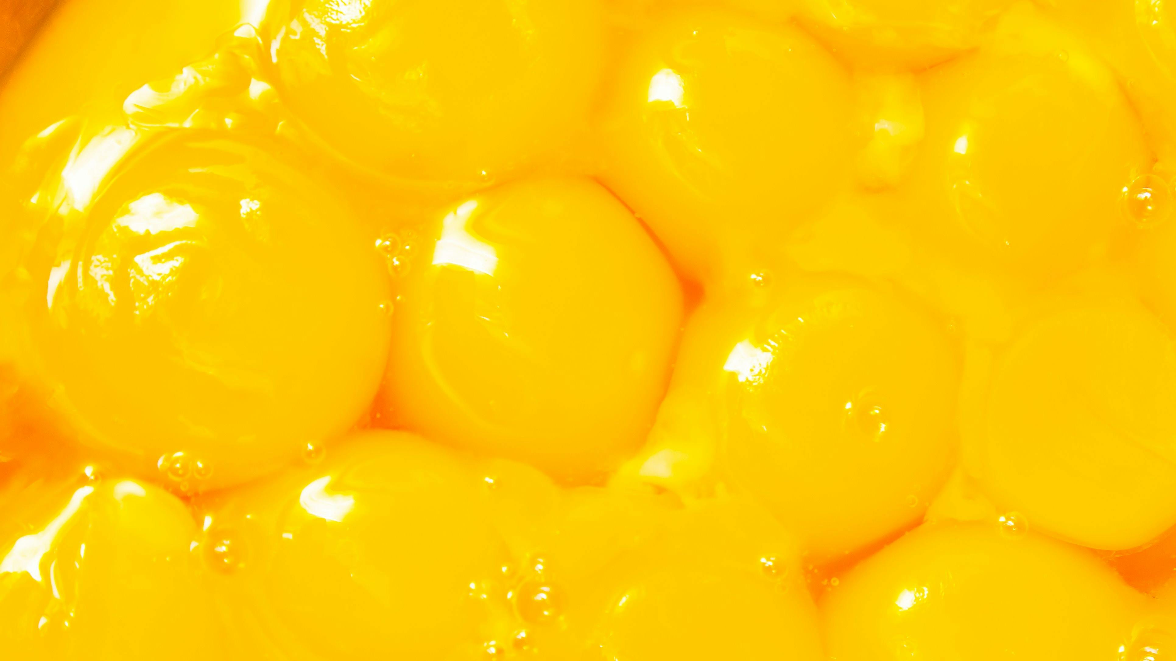Egg Yolks Close Up Background From Egg Yolks