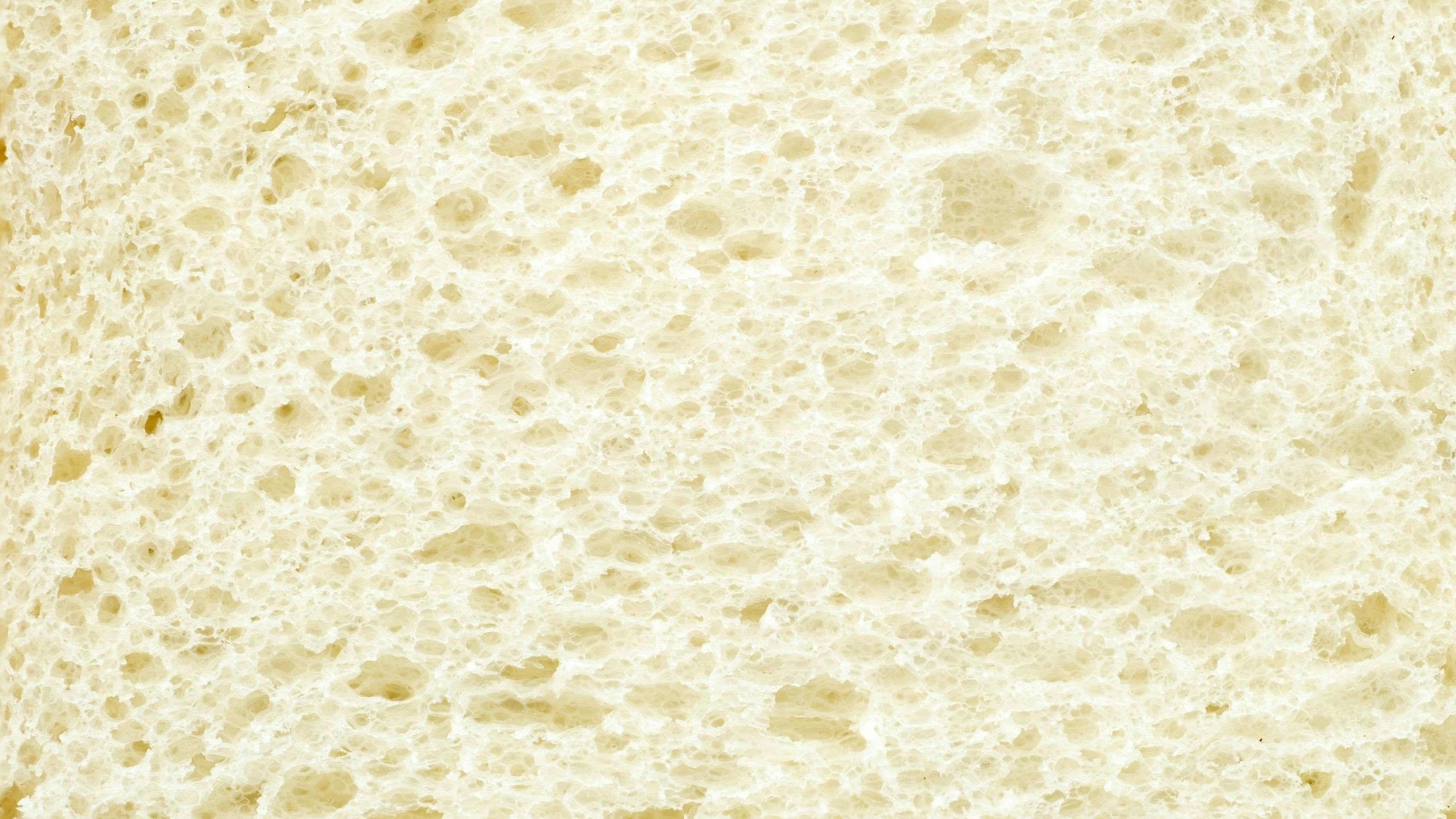 Close up,Sliced with white Bread background, macro
