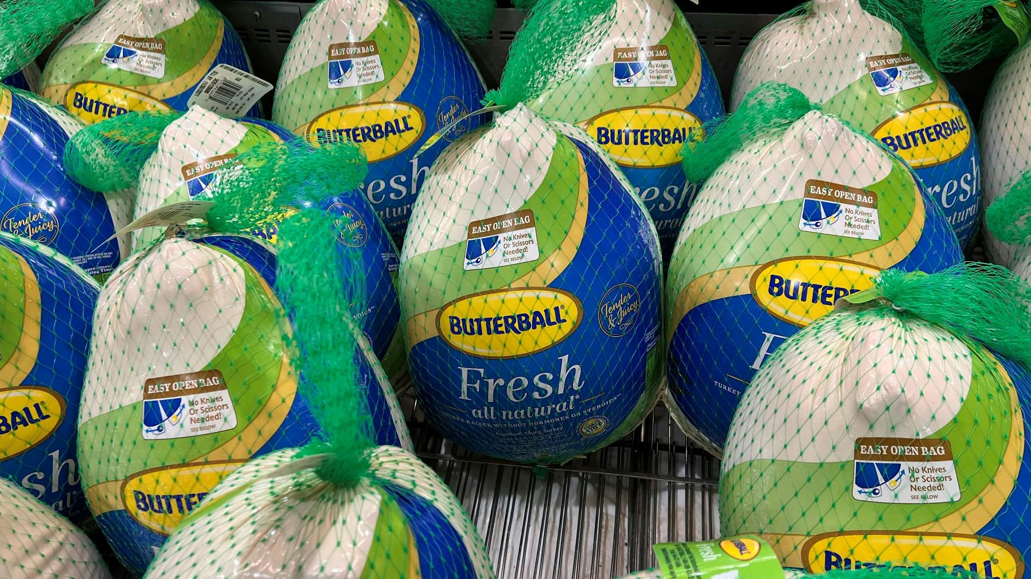 'Frozen Thanksgiving Butterball Turkeys at Costco'