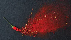 Chili turning to powder