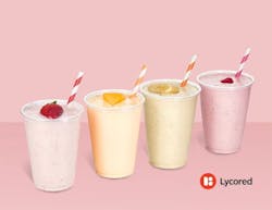 Lycored's GoldHold and StellarYellow, derived from beta-carotene from Blakeslea Trispora, can add shades of yellow and pale reds to smoothies. Lycored's GoldHold and StellarYellow, derived from beta-carotene from Blakeslea Trispora, can add shades of yellow and pale reds to smoothies.