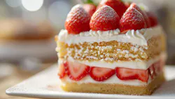 freshly baked strawberry shortcake pastry freshly baked strawberry shortcake pastry