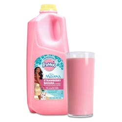 TruMoo Disney Moana Strawberry Banana Lowfat Milk TruMoo Disney Moana Strawberry Banana Lowfat Milk