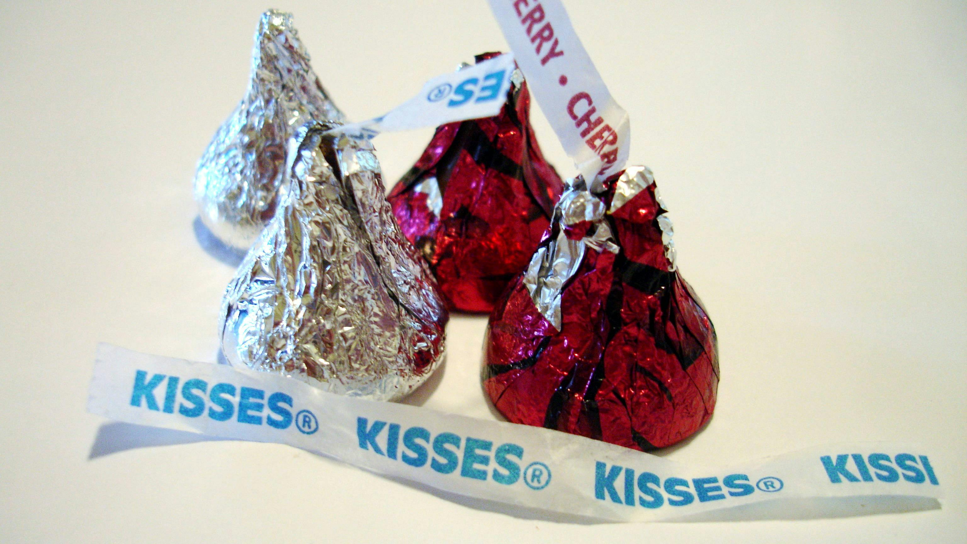 'Hershey's Kisses and Cherry Cordial Creme Kisses'