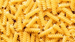 Pile of raw italian fusilli pasta Pile of raw italian fusilli pasta
