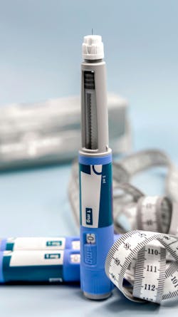 Ozempic Insulin injection pen or insulin cartridge pen for diabetics. Medical equipment for diabetes parients. Ozempic Insulin injection pen or insulin cartridge pen for diabetics. Medical equipment for diabetes parients.