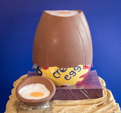 The World's Largest Cadbury Creme Egg, at Cadbury World in the UK The World's Largest Cadbury Creme Egg, at Cadbury World in the UK